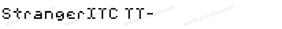 StrangerITC TT字体转换